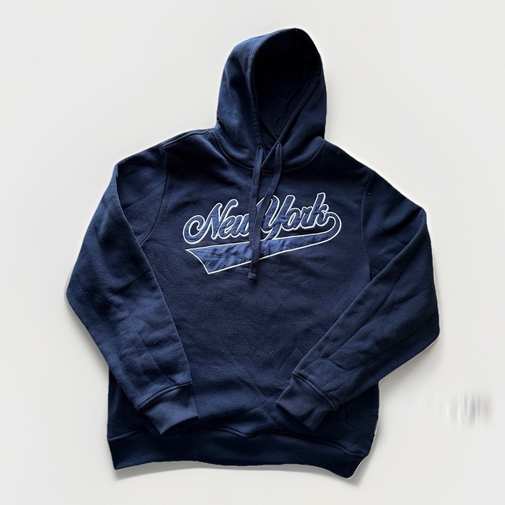 rebel‎ minds New York Navy Blue Hoodie Size XL
